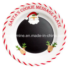 Christmas Santa Melamine Dinner Plate (PT164)